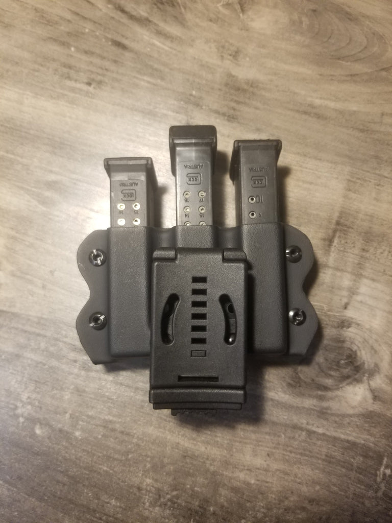 Triple Stack Magazines Double Stack Triple Mag Pouch – Grey Man Solutions